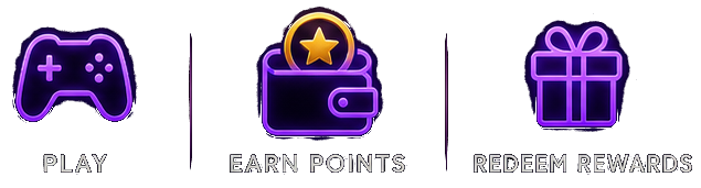 Play, earn points, redeem rewards